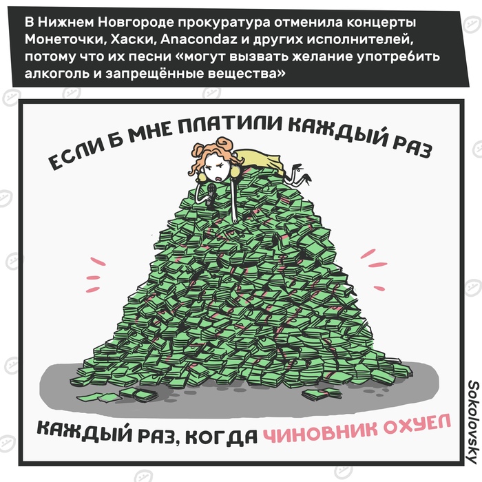 Молодёжь слушает НЕ ТО - Моё, Монеточка, Концерт, Запрет, Новости, Sokolovsky!