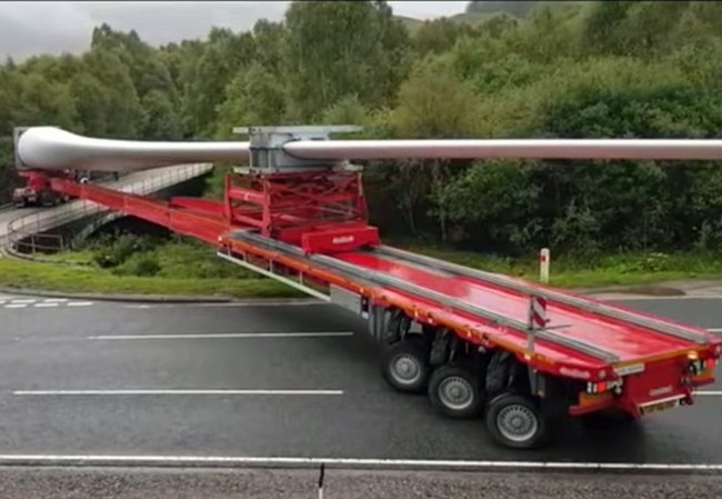 Want to know everything! - Holland, Trailer, Shipping, Blades, Windmill, Want to know everything, Auto, Road, Video, Longpost, Wind generator, Netherlands (Holland)