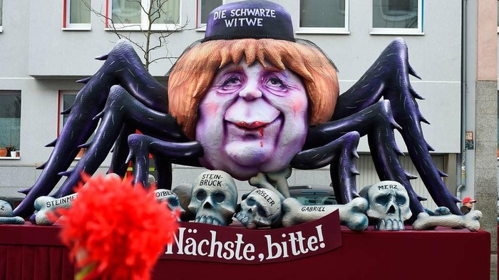 Meanwhile Halloween in Germany.. - Halloween, Germany, , Angela Merkel