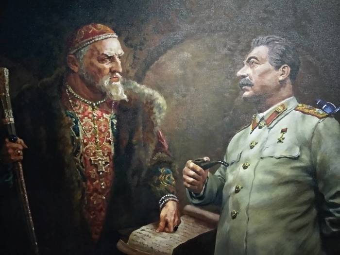 Just a picture. - Painting, Stalin, Ivan groznyj