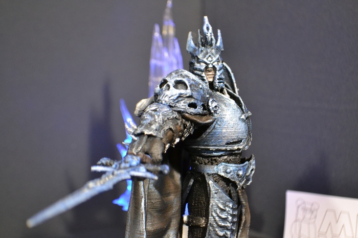 Lich King on a 3d printer. - My, 3D printer, 3D печать, Craft, Longpost, World of warcraft, 