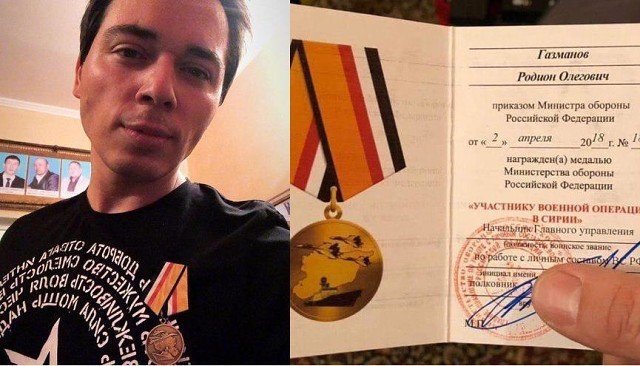 No guys, I'm not proud. - Rodion Gazmanov, Syria, Medals