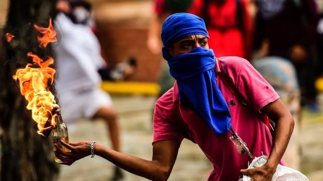 Photo of the year! - Protest actions, Venezuela, Nicholas Maduro, Longpost