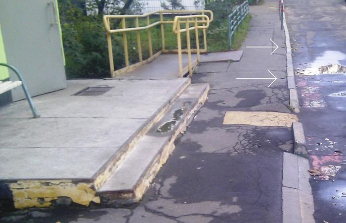 About parking on the sidewalk, torn poles and disabled people - My, Motorists, Parking, Неправильная парковка, Rudeness, Impudence, Real life story, Life stories