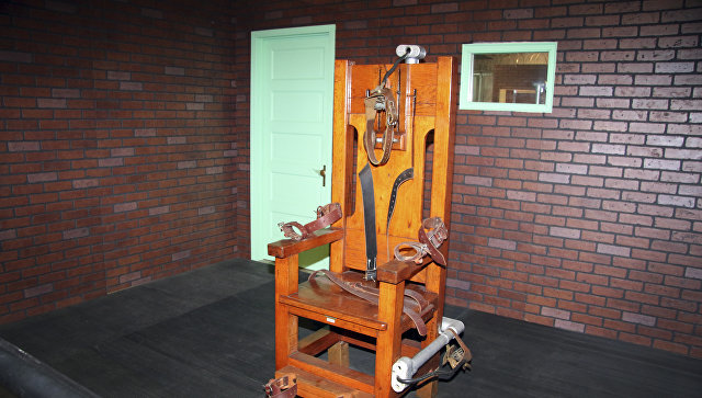 In the US, for the first time in five years, a convict is executed in the electric chair. - USA, Electric chair, Execution, The crime, Punishment