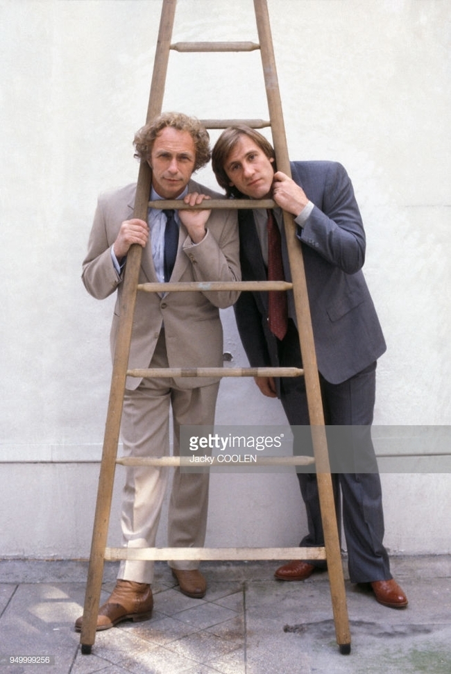 Legends of French cinema Pierre Richard and Gerard Depardieu on the set of the films The Unlucky and Papa - Movies, Actors and actresses, Pierre Richard, Gerard Depardieu, Photos from filming, Longpost, Daddy Movie