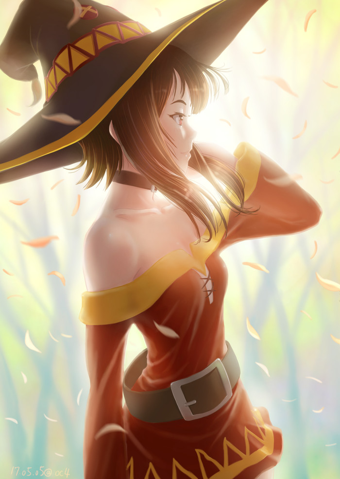 Megumin Anime Art, , Konosuba, Megumin