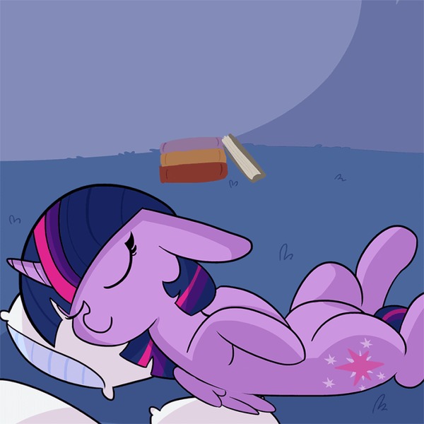 Sleep After Good Work My Little Pony, Twilight Sparkle, Tjpones, 