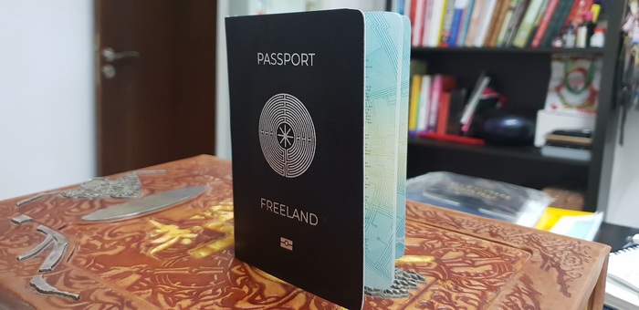 One of the most technologically advanced passports in the world! - Mr. Freeman, Mr freeman, Freeland, The passport, Technologies, Nfc, Virtual States, Longpost