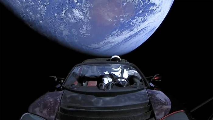 Tesla Roadster,   ,    , Tesla, Starman, , , SpaceX