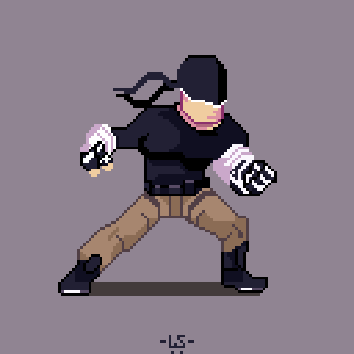 I am a Daredevil - Моё, Pixel Art, Сорвиголова, Netflix