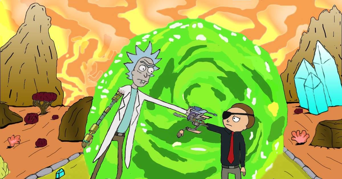 Карта rick and morty