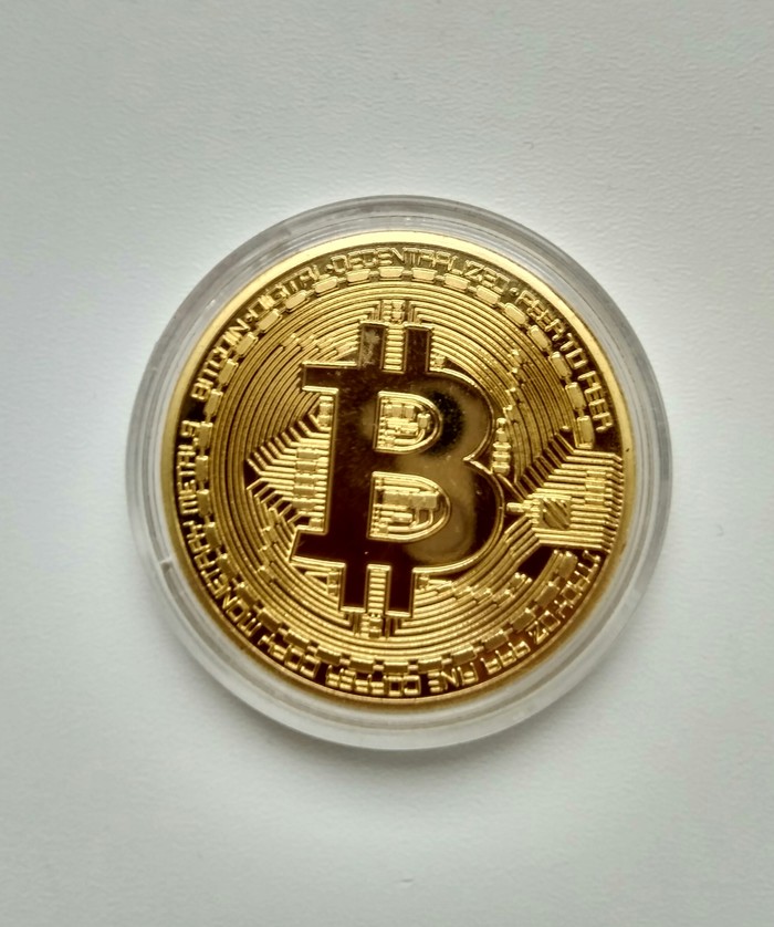 Bitcoin coin - My, Coin, Bitcoins, Currency, Numismatics