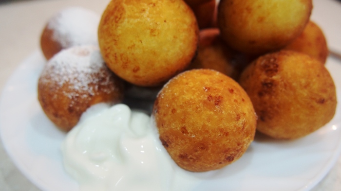 Curd balls - My, , Food, Yummy, Dessert, Longpost