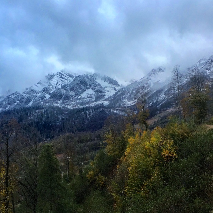 Few mountains - My, The mountains, Krasnaya Polyana, The nature of Russia, Longpost