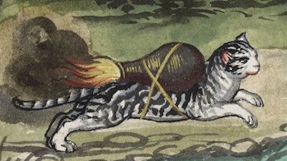 Что то мы не знаем о котах средневековья... Кот, Гравюра, Длиннопост, Страдающее Средневековье