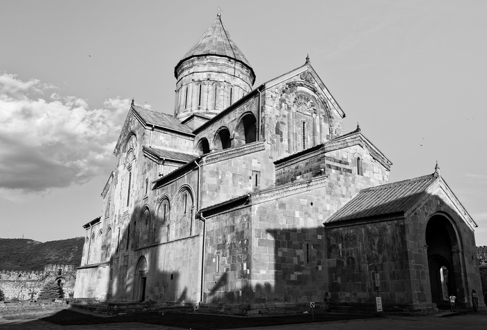 Svetitskhoveli, Mtskheta, Georgia - , Mtskheta, Georgia, Black and white, Longpost