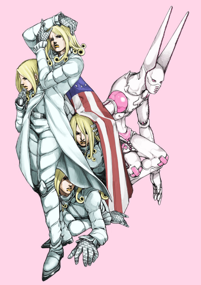      Jojos Bizarre Adventure, , Anime Art, Steel Ball Run, Funny Valentine, D4c