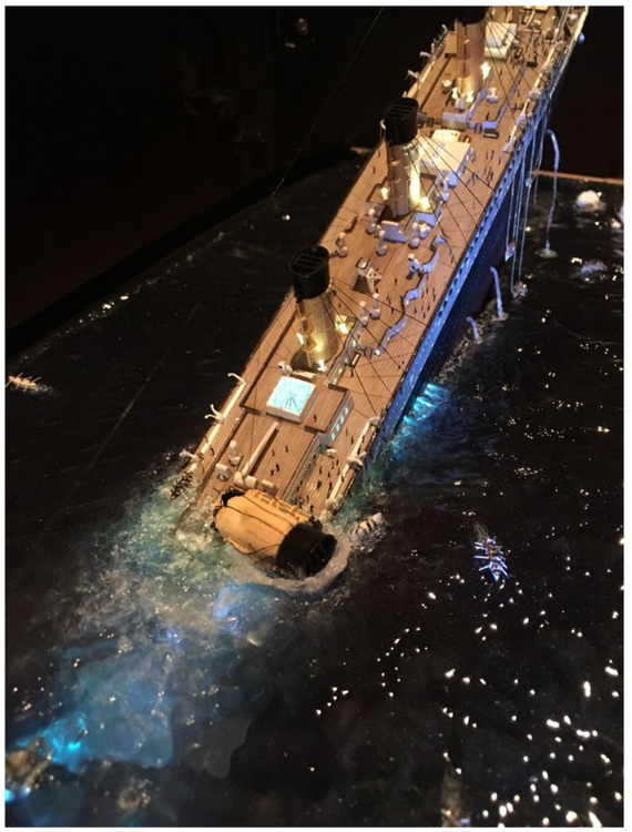 The wreck of the Titanic - Stand modeling, Crash, Titanic, The photo, Longpost