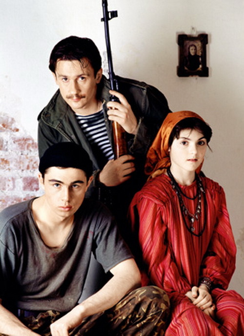 Photos from the filming of the film Prisoner of the Caucasus, 1996 - The photo, Sergey Bodrov, Oleg Menshikov, Caucasus, Movies, Longpost