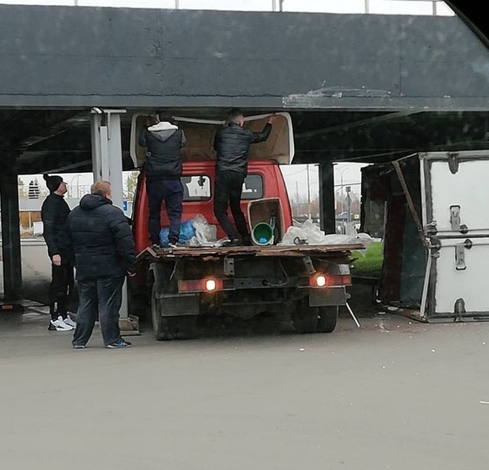 Bridge of fools appeared in Lipetsk - The bridge of stupidity, Bravery and stupidity, Lipetsk, Gazelle