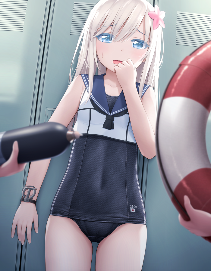 Anime Art - Kantai collection, Ro-500, u-511, Anime art