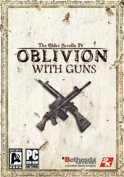 Fallout 3 cover - The Elder Scrolls IV: Oblivion, Oblivion, Games, Computer games, A gun, Fallout, Fallout 3, 