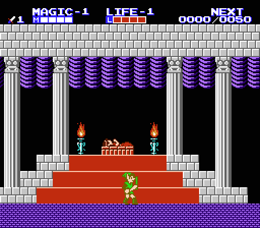 Zelda II: The Adventure of Link. Part 1. - My, 1987, Passing, The legend of zelda, Nintendo, Famicom, Nes, Retro Games, Longpost