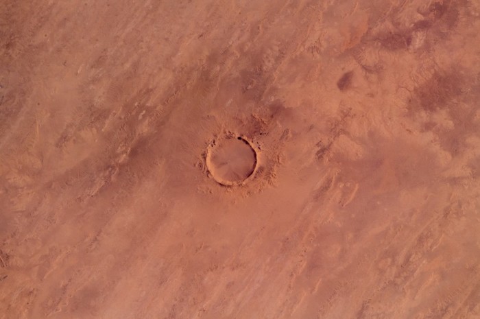 Martian crater in the Sahara Desert - Space, Crater, Land, Sahara, Desert