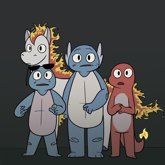 Night of living children. - Nekoama, Comics, Pokemon, Longpost