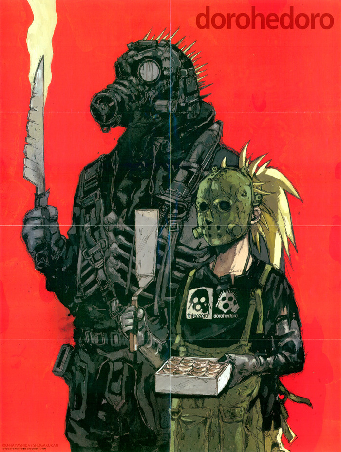 По манге Dorohedoro анонсировали аниме - Аниме, Манга, Dorohedoro, Мрачное, Экранизация