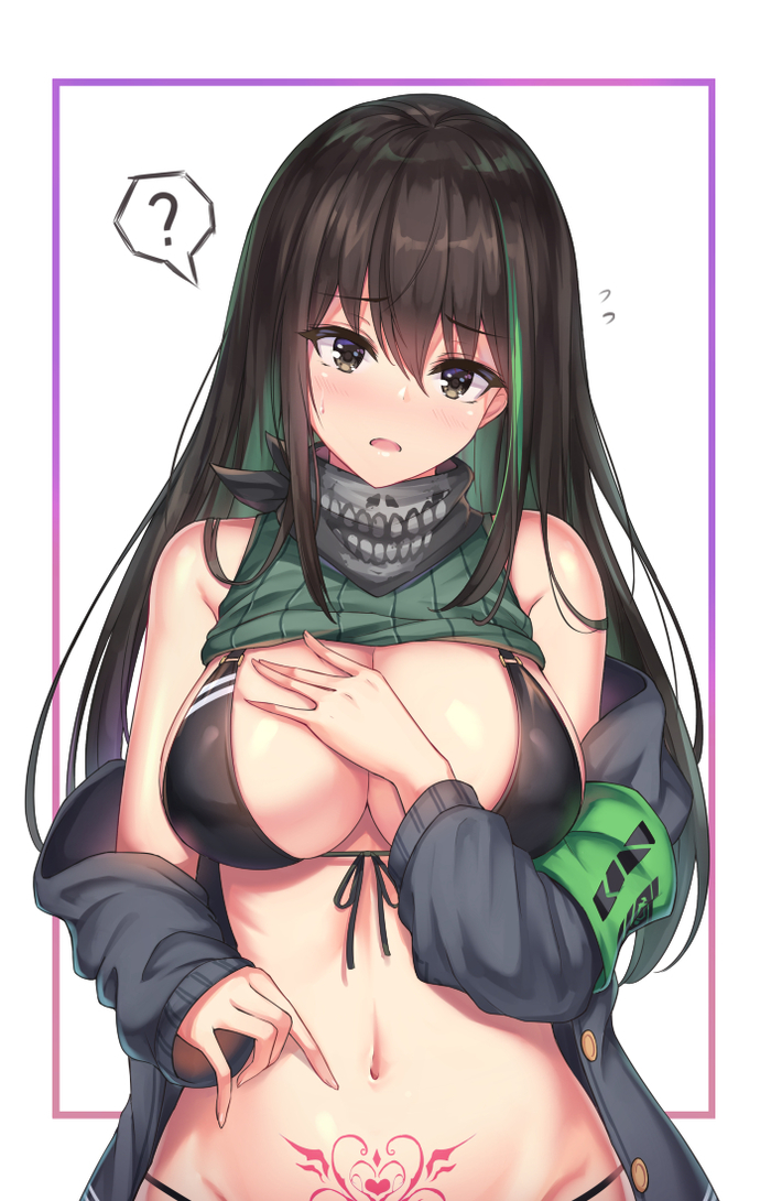 Anime art - Cenangam, Anime Art, Girls Frontline, M4a1, Аниме