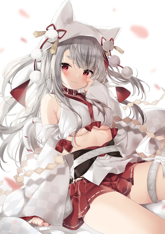 Anime Art - Аниме, Anime Art, Azur Lane, Yuudachi