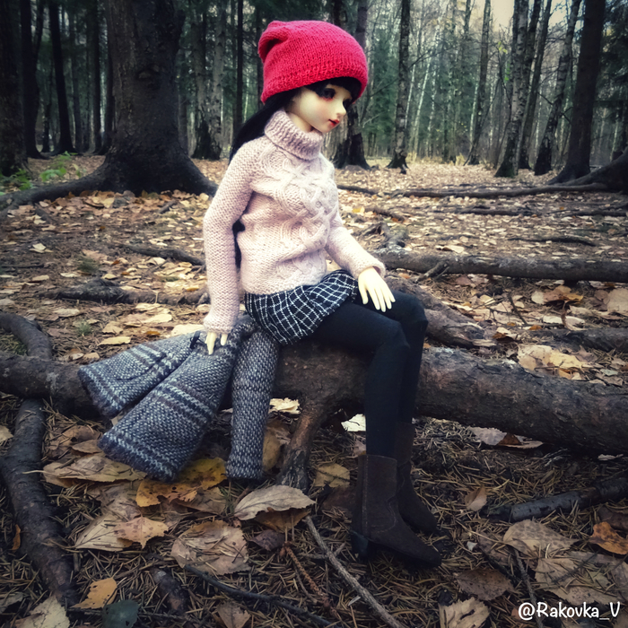 Sayuri is the first exit to the street. - My, Doll, Jointed doll, Forest, PHOTOSESSION, Beginning photographer, Longpost