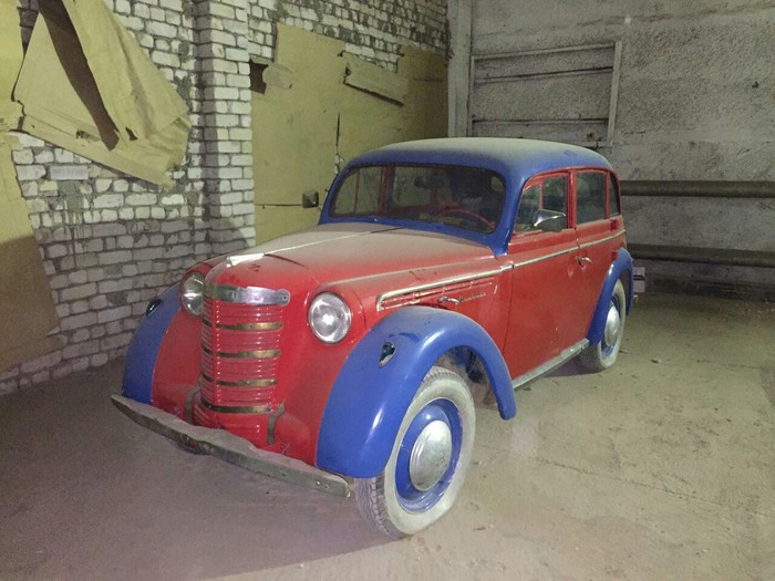 In one of grandfather's garages - Rarity, Classic, Moskvich, Car, Longpost