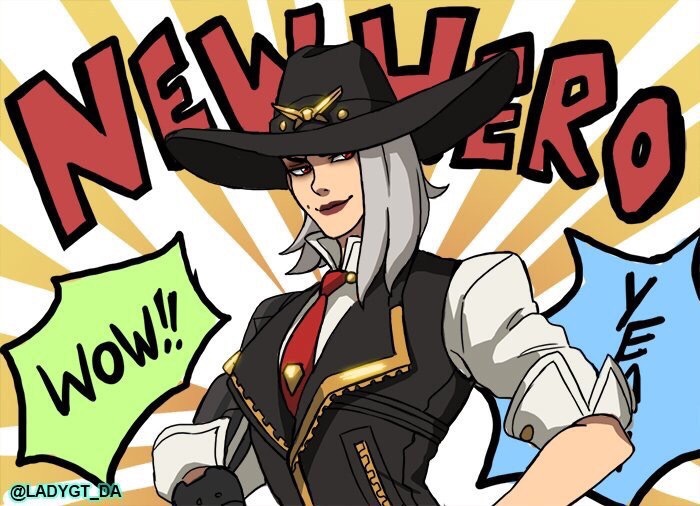 New Overwatch Hero - Ashe, Overwatch, Bob, Comics, Longpost