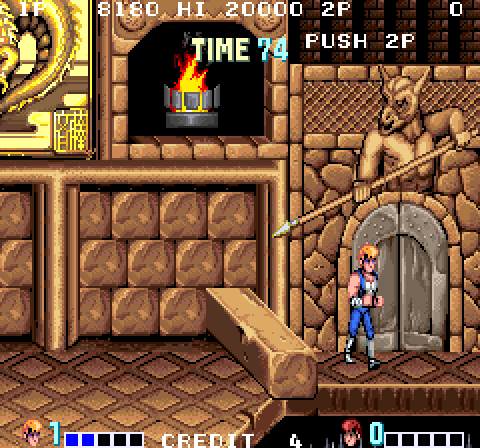 Double Dragon - Моё, 1987, Прохождение, Double Dragon, Игровые автоматы, Ретро-Игры, 80-е, Длиннопост