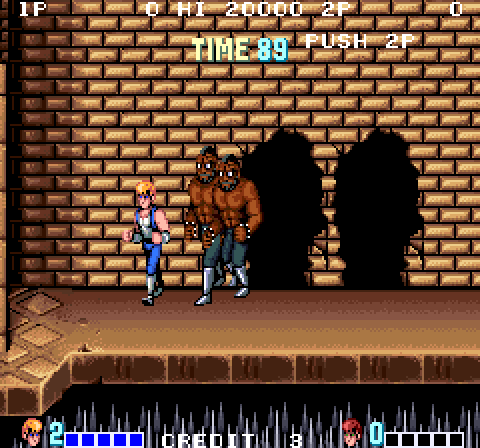 Double Dragon - Моё, 1987, Прохождение, Double Dragon, Игровые автоматы, Ретро-Игры, 80-е, Длиннопост