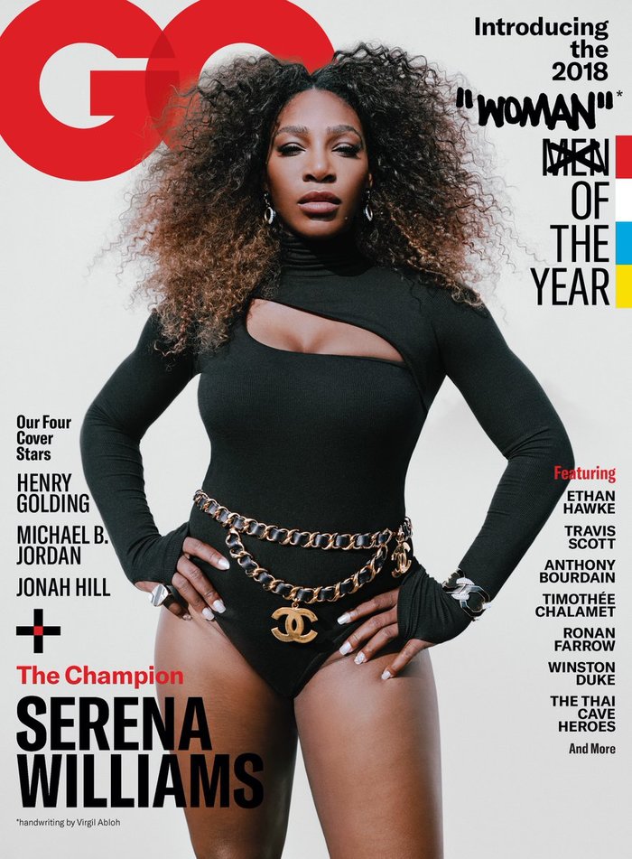 GQ Names Williams 'Woman of the Year' by Crossing Out 'Male' on Cover - Serena Williams, Gq, Images, Banter, media, Media and press