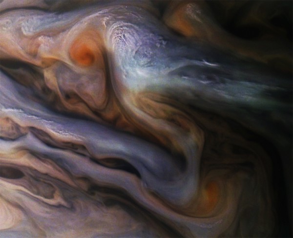 NASA probe captured beautiful clouds on Jupiter (PHOTO) - Jupiter, Juno, NASA, Juno, Longpost