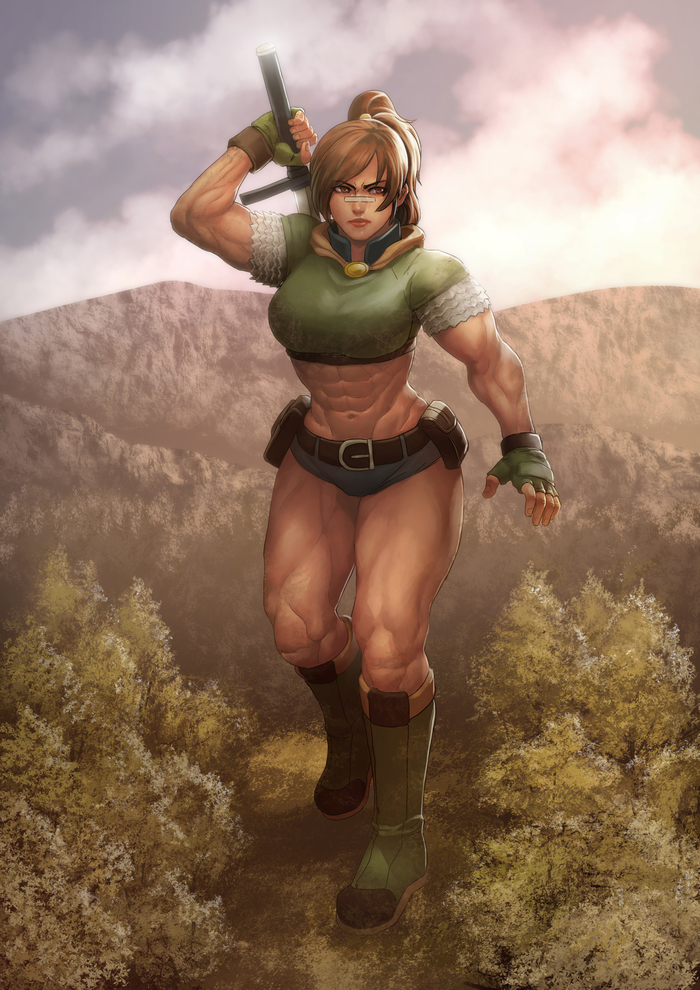 Giant Warrior - Cirenk, Art, Strong girl, Warrior, Fantasy, Giant, Giantess