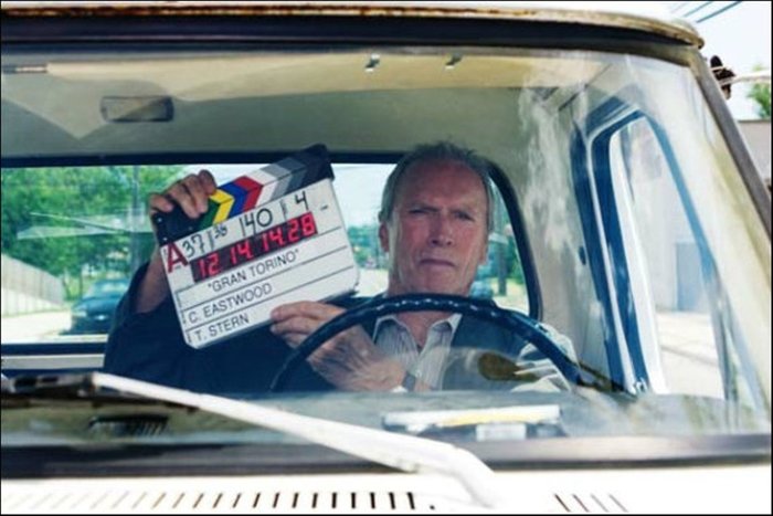 Photos from the filming of Gran Torino 2008 - The photo, Movies, Clint Eastwood, Gran Torino, Interesting, Longpost, Celebrities