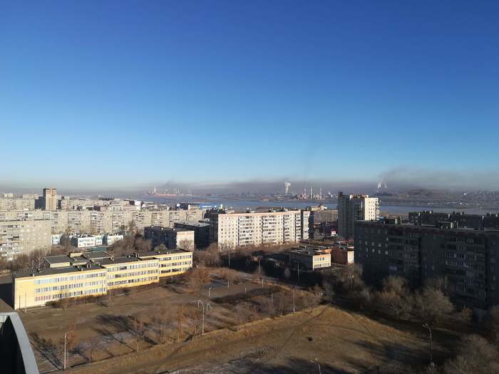 Mordor - My, Magnitogorsk, Mmc, Smog, The photo, Negative, Air