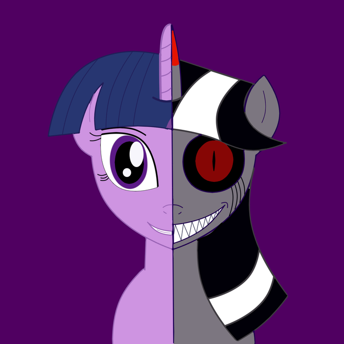 Nightmare Twilight. - My, My little pony, Twilight sparkle, MLP Learning, Semi-Grimdark