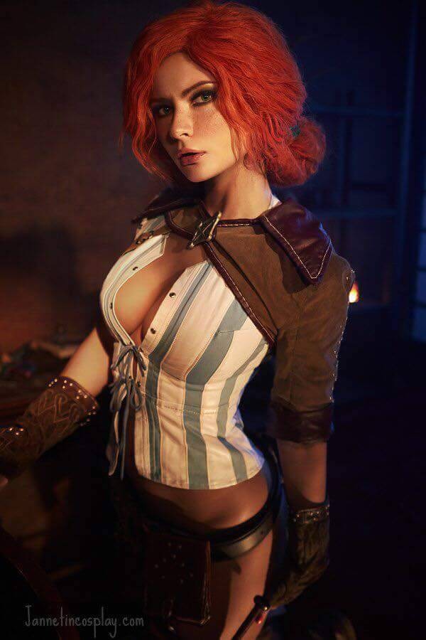 Beautiful Triss - NSFW, Cosplay, Girls, Witcher, Triss Merigold, Longpost, Jannet Vinogradova, Russian cosplay