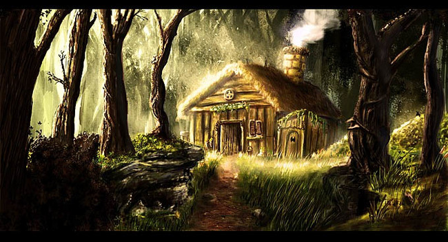 Old Woman Fate - My, Small prose, Old Shaman's Hut, Story, Longpost, Text