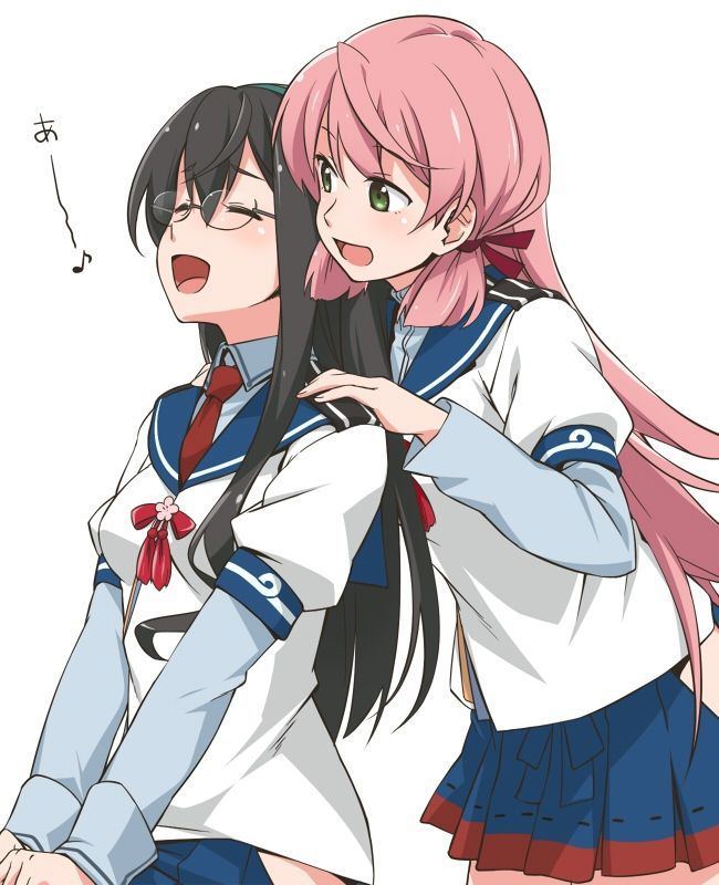 Ooyodo and Akashi - Kantai collection, Anime, Anime art, Ooyodo, Akashi