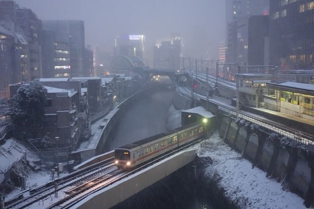 Winter in Tokyo - Winter, Snow, Japan, Tokyo, Longpost