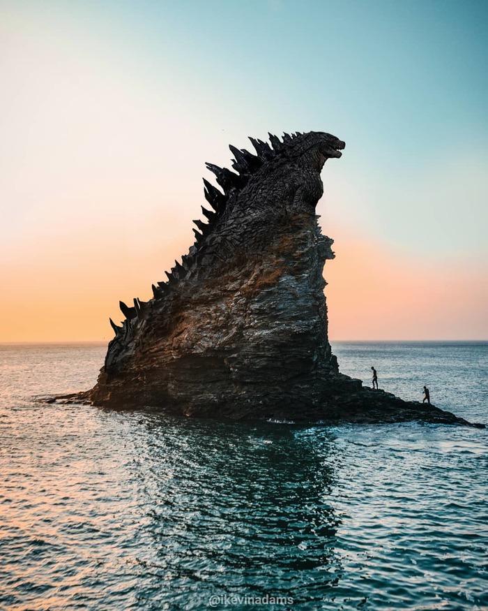 Godzilla Island - Island, Photoshop, Nature