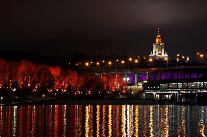 Andreevskaya embankment - My, Beginning photographer, The photo, Moscow